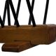 Vintage Reading Basket Steel Oak Magazine Rack 50's design