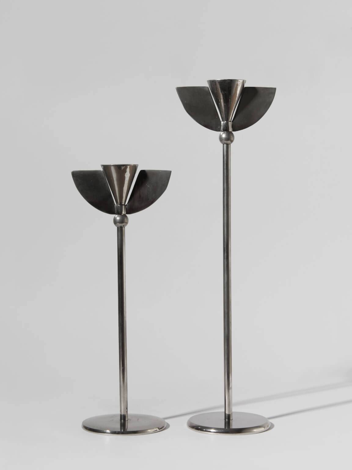 Memphis Tall Candle Holders Set With Wings