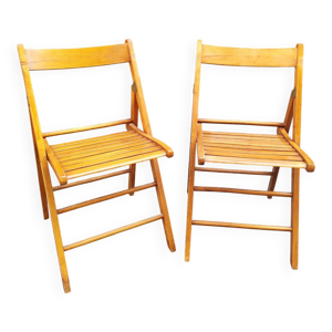 lot de 2 chaises pliantes
