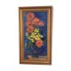Tableau fleurs huile sur toile, XXème siècle.