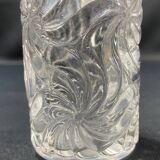 Early 20th century perfume bottle in SAINT LOUIS crystal, Fleurs de violet model