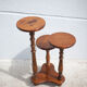 vintage plant holder, plant support 3 trays, wood, harness wood, plant stand, display