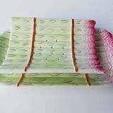 Asparagus dish in slip