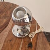 Paire de lampes design Space Age 1960 chromées