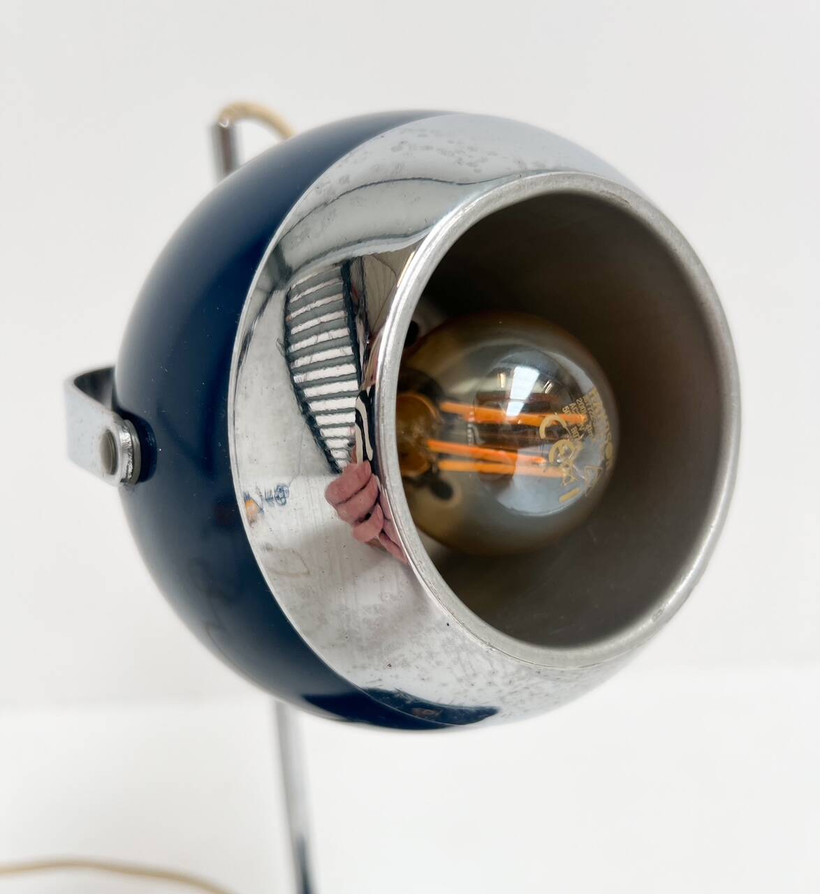 Lampe de table bleue Space Age, années 1960