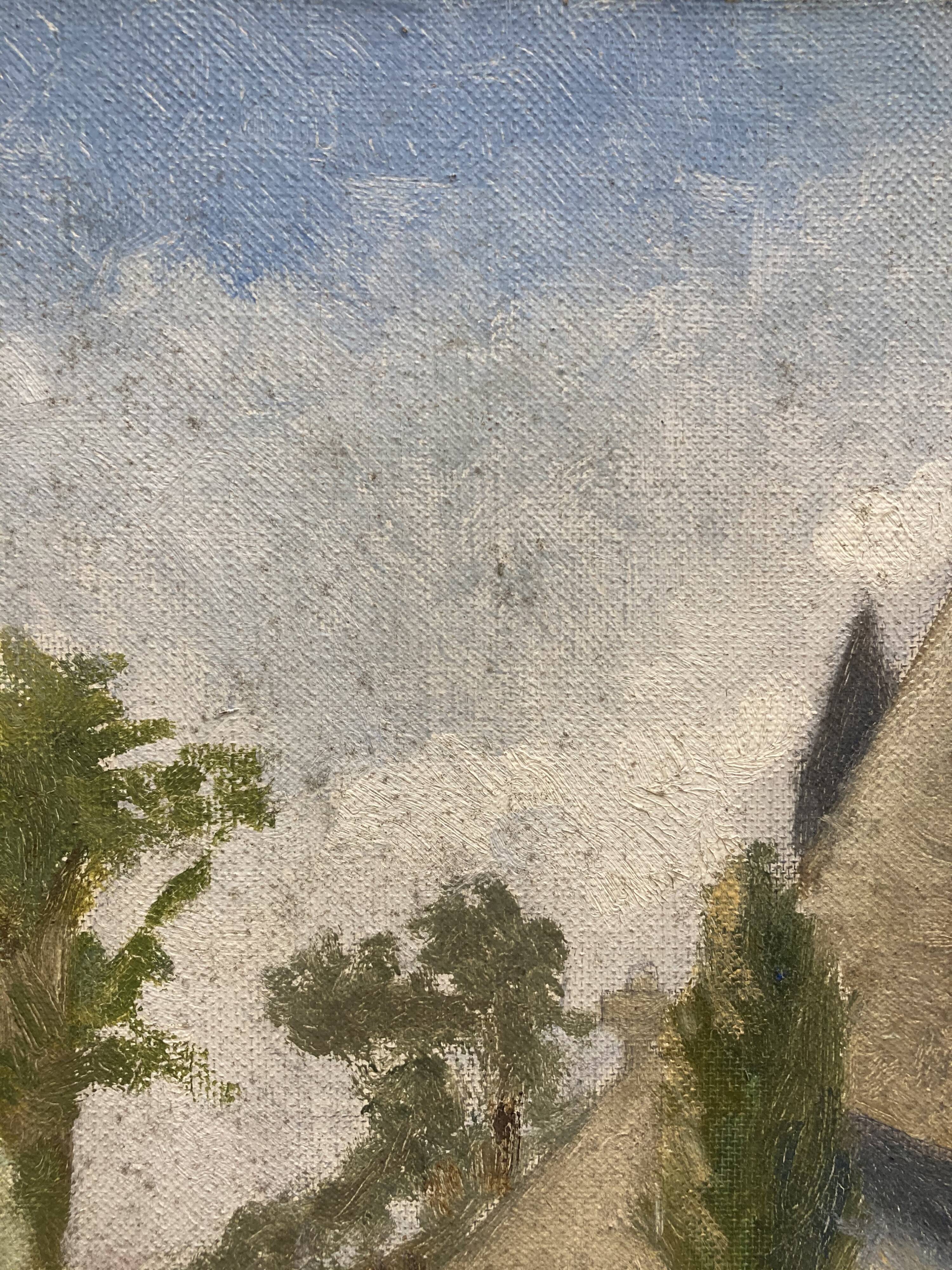 Huile sur toile vintage