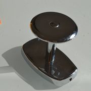 Porte manteau mural à 1 patère métal chromé vintage 80's