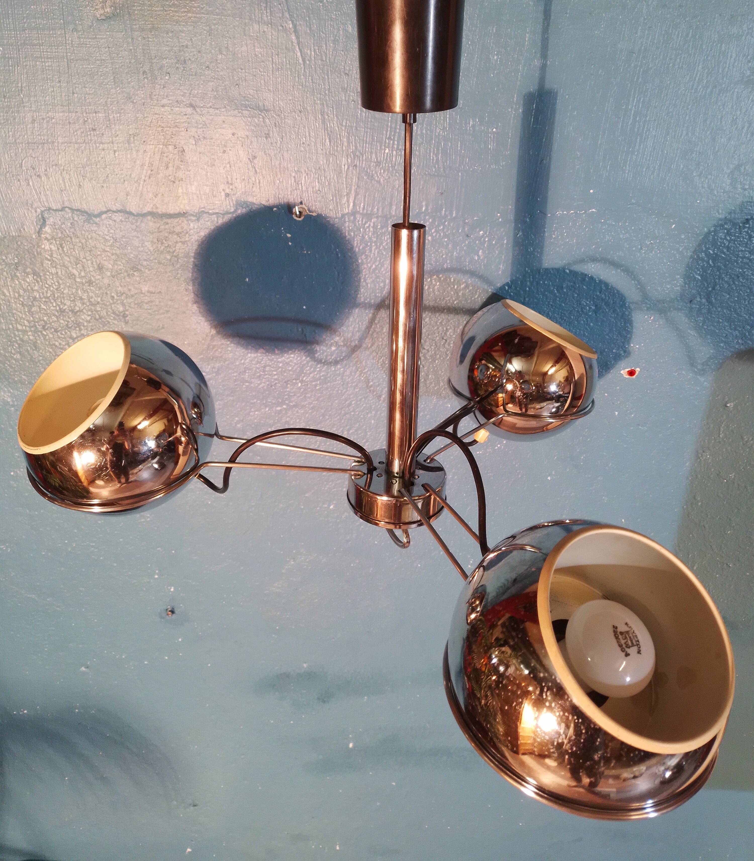 Space Age “Eye Ball” Pendant Lamp 1960s