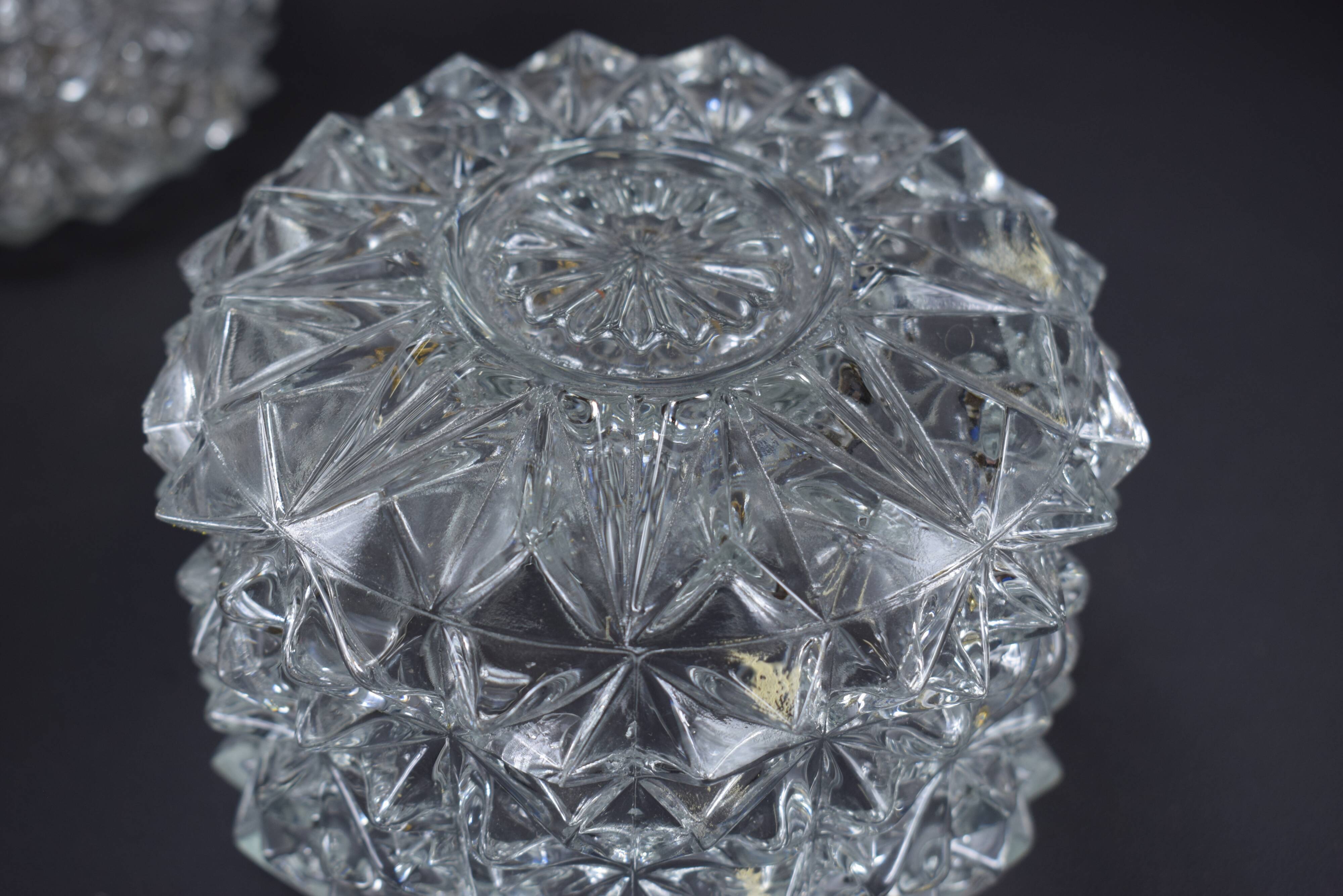 Pair of wall lamps Vintage Dauphin Brass Bathroom