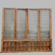 Set of four solid oak partition doors, 20th century
