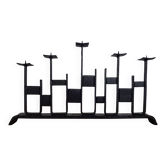 Brutalist Iron Candleholder, 1960s