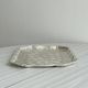 Rectangular metal tray