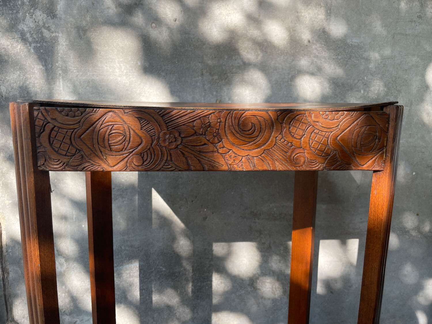 Carved table