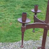 Lampadaire des années 50 en fer forgé