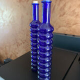 Lot de deux soliflore bleu cobalt