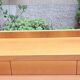 Wall-Mounted Console Shelf in National Walnut with Drawers Under the Top, 1980s