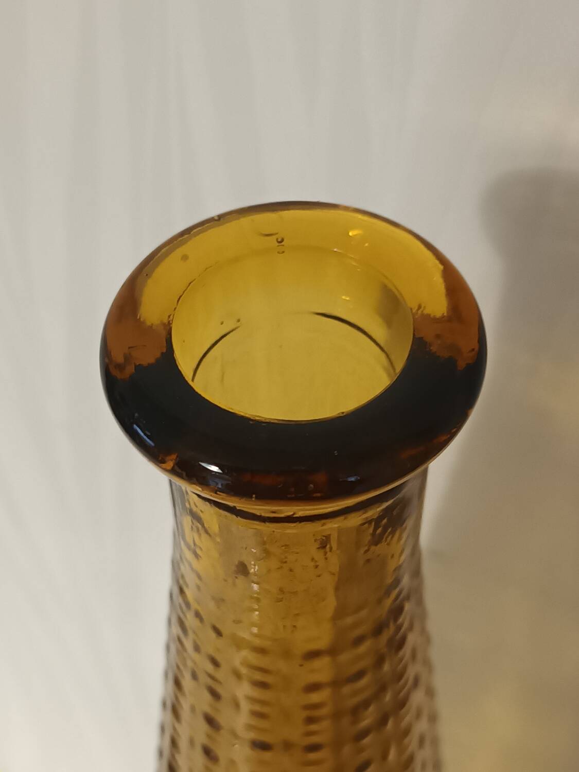 Amber carafe Italy Vintage