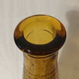 Amber carafe Italy Vintage