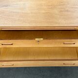 1960s 1970s teak secretary dresser Arne Wahl Iversen for Vinde Møbelfabrik