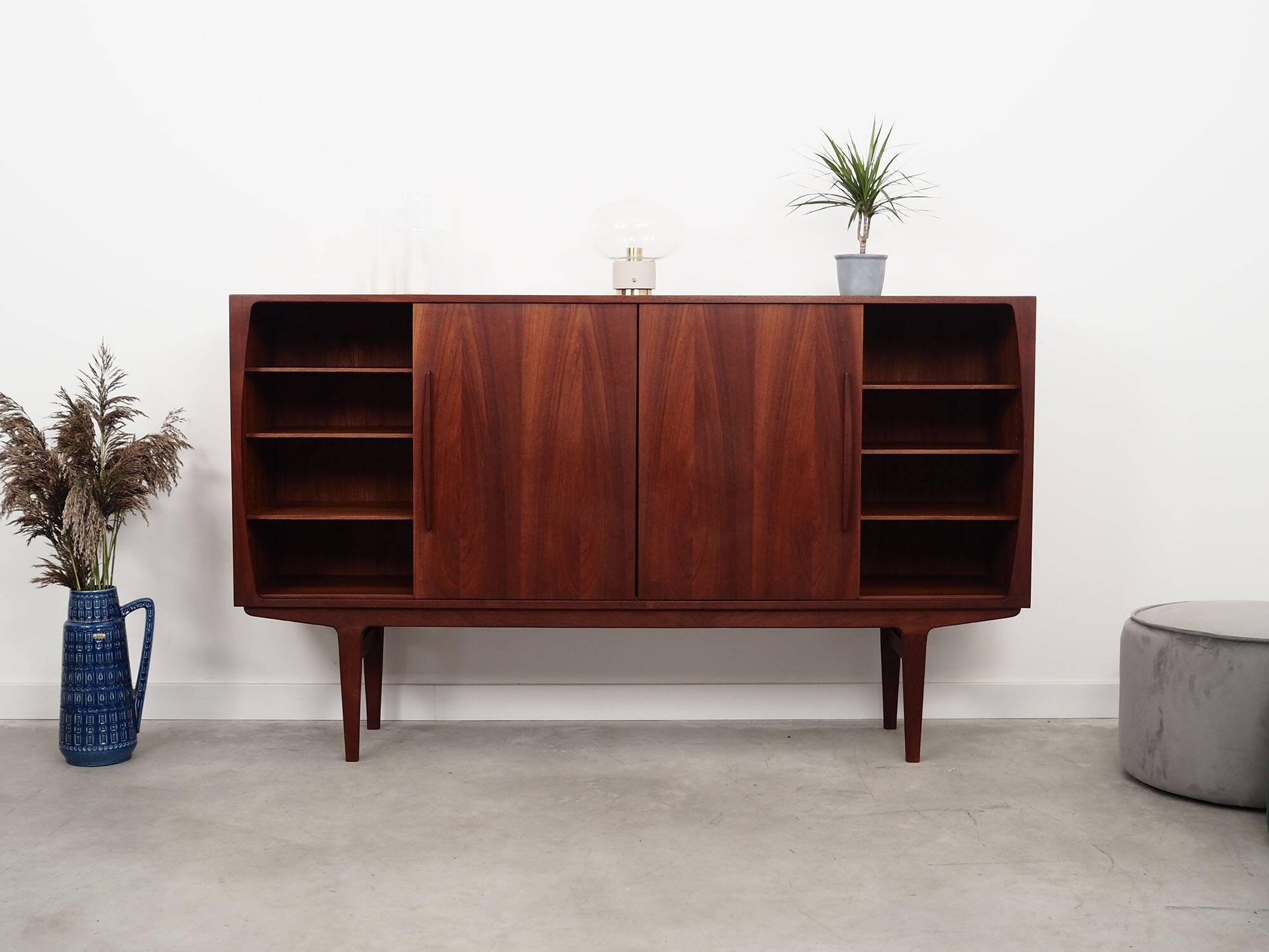 Teak highboard, Danish design, 1960s, production: Denmark