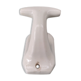 Coat rack in white art deco porcelain