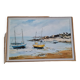 Oil painting on canvas Breton seaside landscape