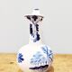 Vase en céramique du  bleu de Delft, Peint à la main