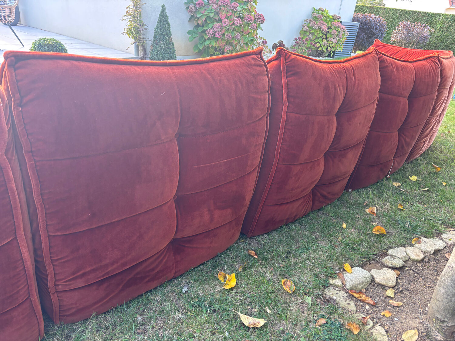 Modular vintage sofa