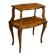 Table à thé a deux plateaux en marqueterie