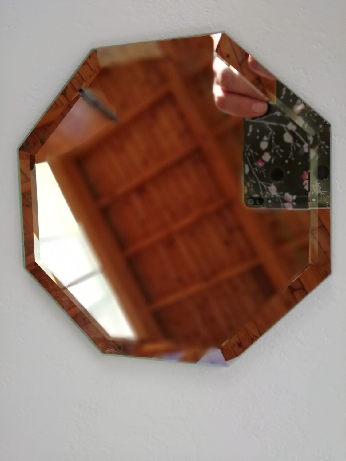 Miroir octogonal biseauté