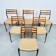 Ensemble de 6 chaises modèle 78 en teck par Niels O. Møller