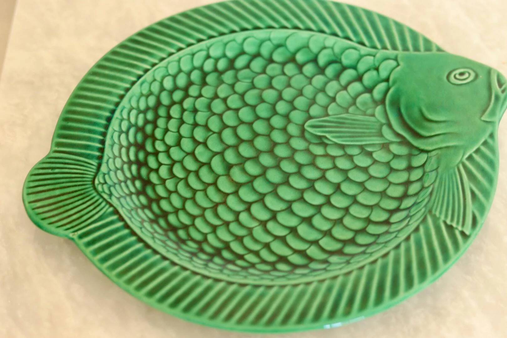 Vintage fish plate