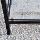 Side table end of sofa Pierre Vandel in metal and glass tops