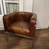 Leather armchair