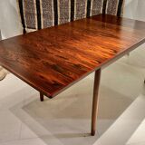 Rosewood dining table with extension