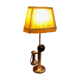 Old copper column telephone lamp 1910s