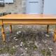 Table basse 2 tiroirs en merisier massif