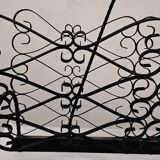 Wrought iron magazine rack signed CHATY Vallauris
