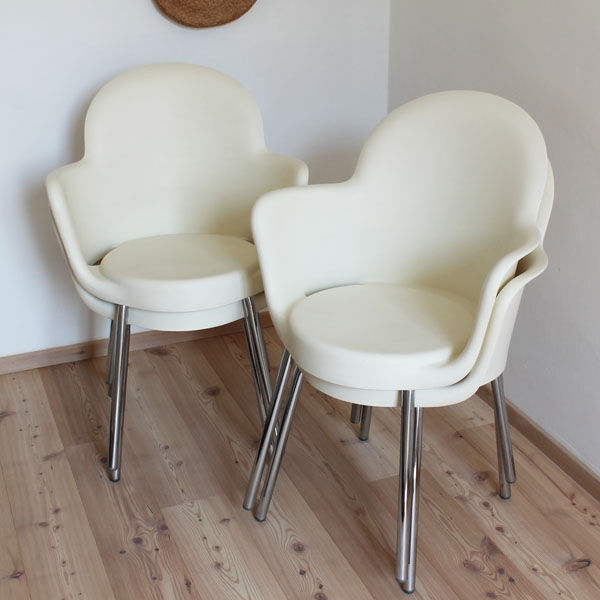 Set of 4 Armchairs "Sintesi" by Marcello Ziliani