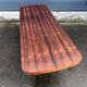 Danish design extendable coffee table with magazine rack