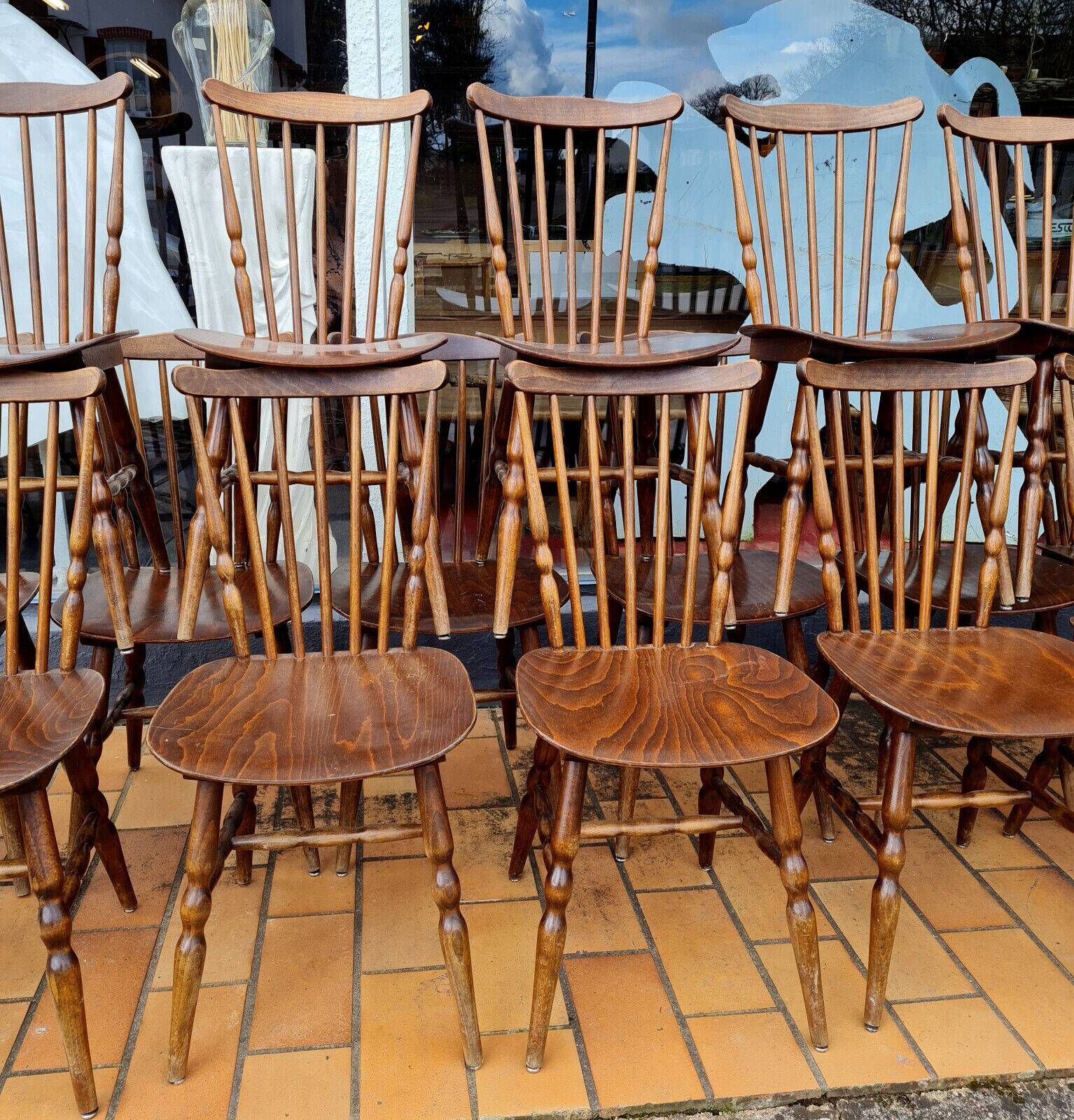 Baumann Tacoma model / series of 12 western chairs: Nordic-inspired design