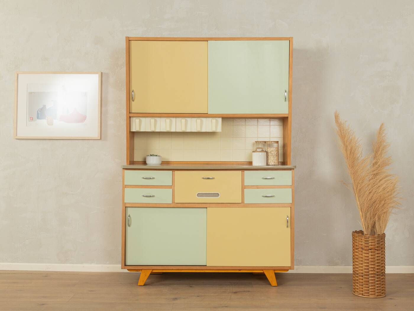 charming kitchen cabinet, vintage