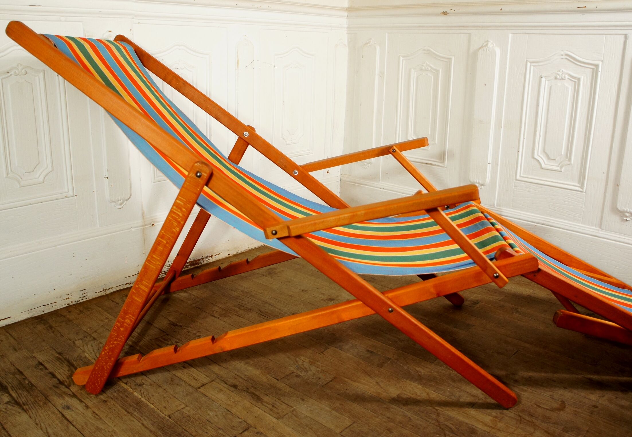 Chilean armrest - vintage footrest