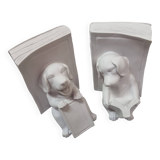 Dog bookends