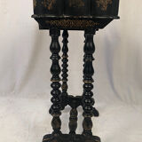 Napoleon III worker in blackened wood gilded