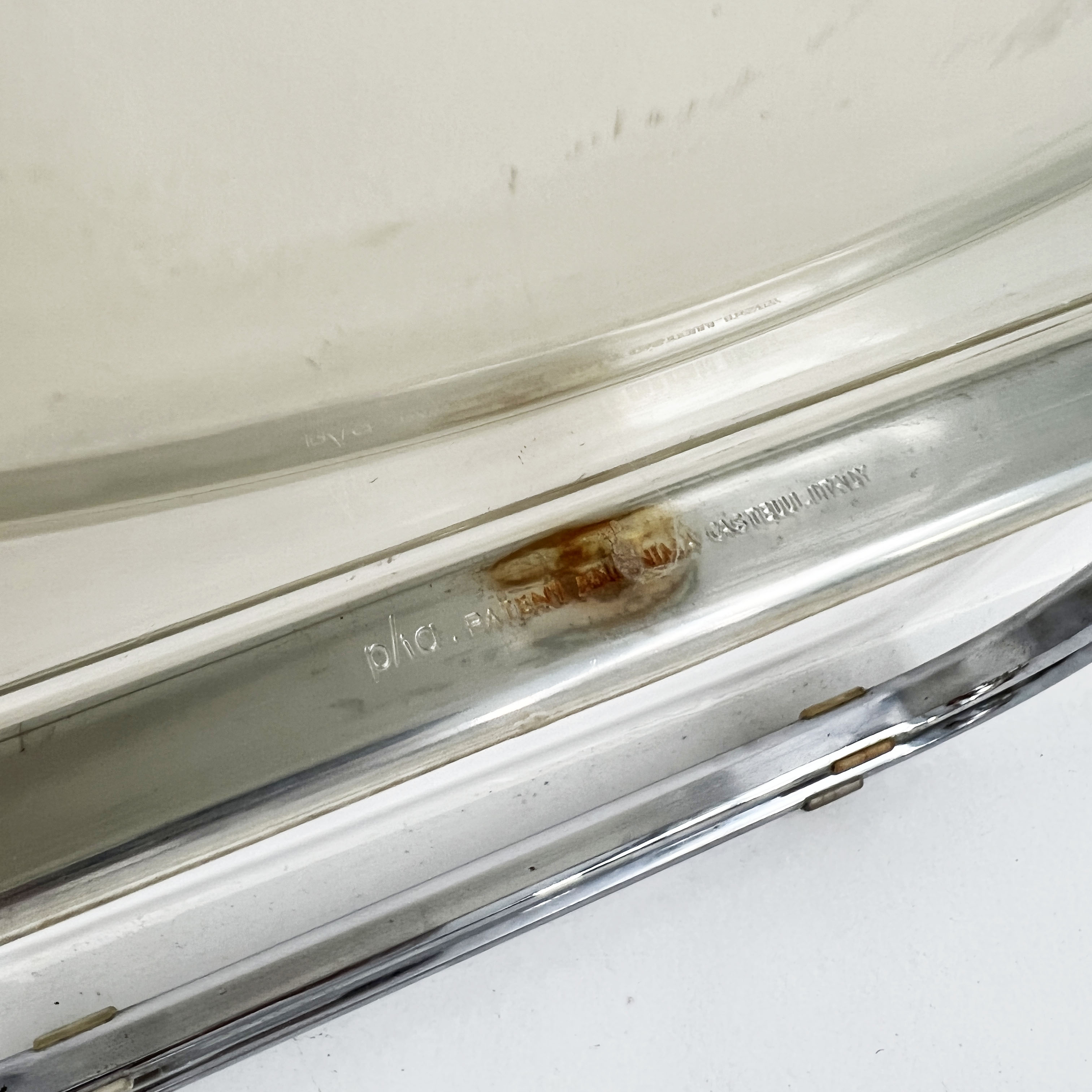 Chaise Plia transparente par Giancarlo Piretti pour Castelli, 1960