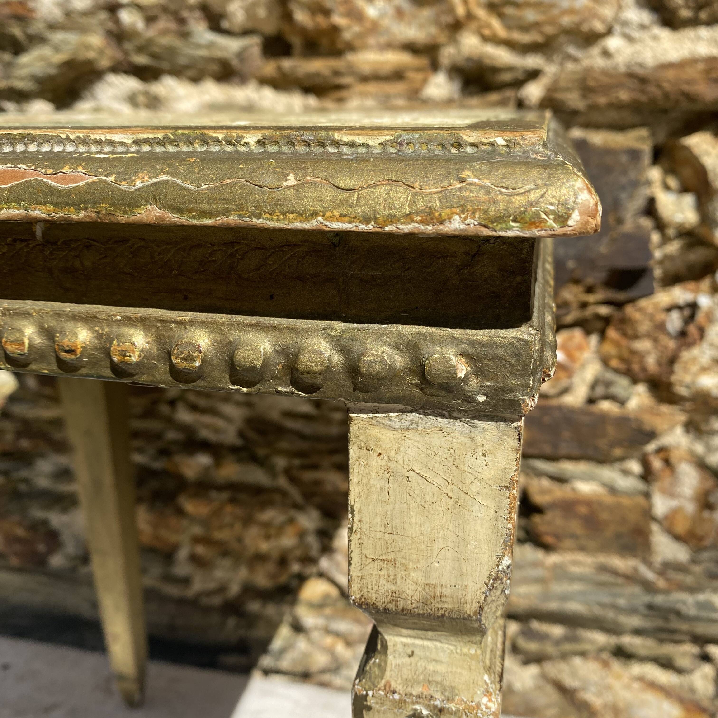 Bedside table, Florentine style side table.