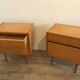 Pair of vintage bedside tables 1960-80's