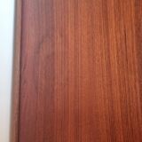 X-Large teak sideboard with tambour doors, Omer lefevre 1960s Belgium