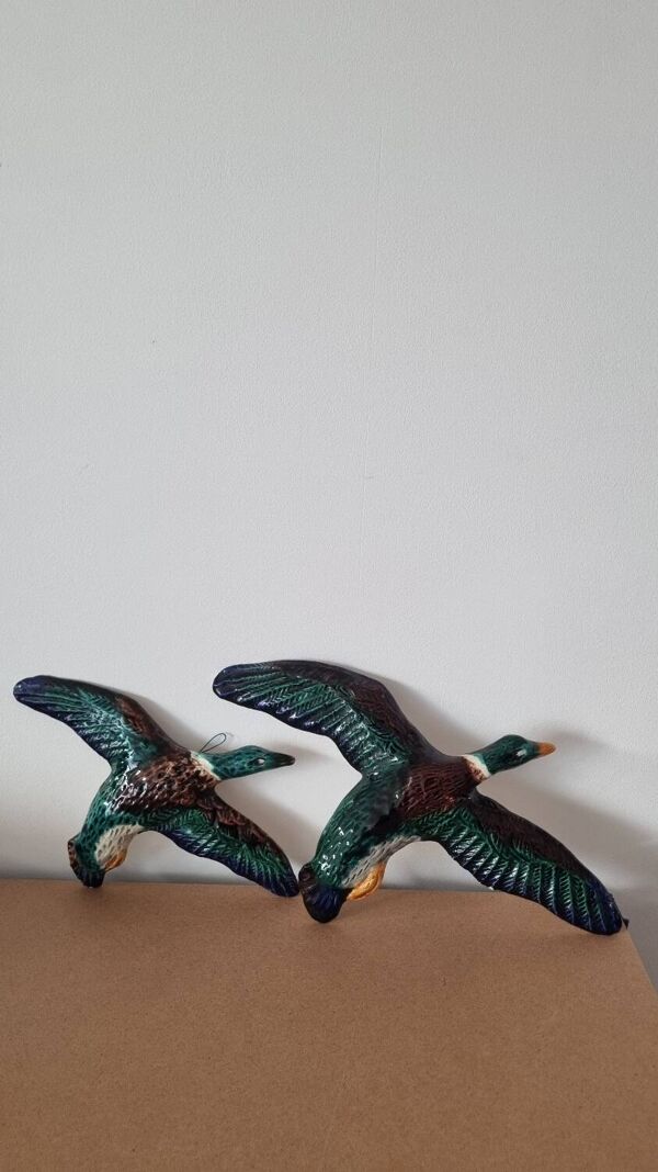 Paire canards barbotine